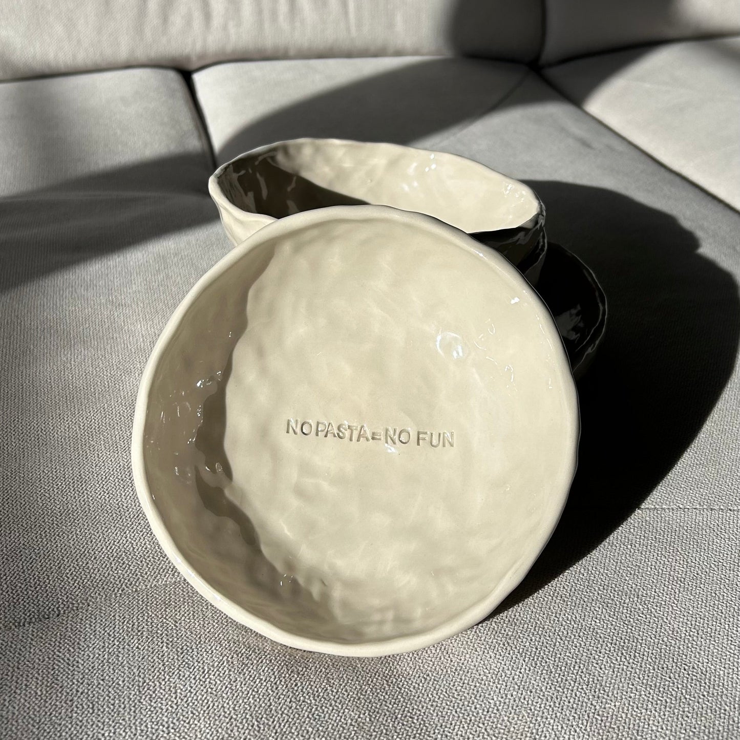 Pasta bowl 𝘕𝘰 𝘱𝘢𝘴𝘵𝘢 = 𝘯𝘰 𝘧𝘶𝘯 🍝